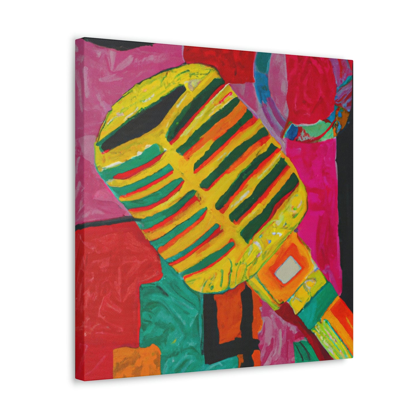 "Voice of the Microphone" - Canvas