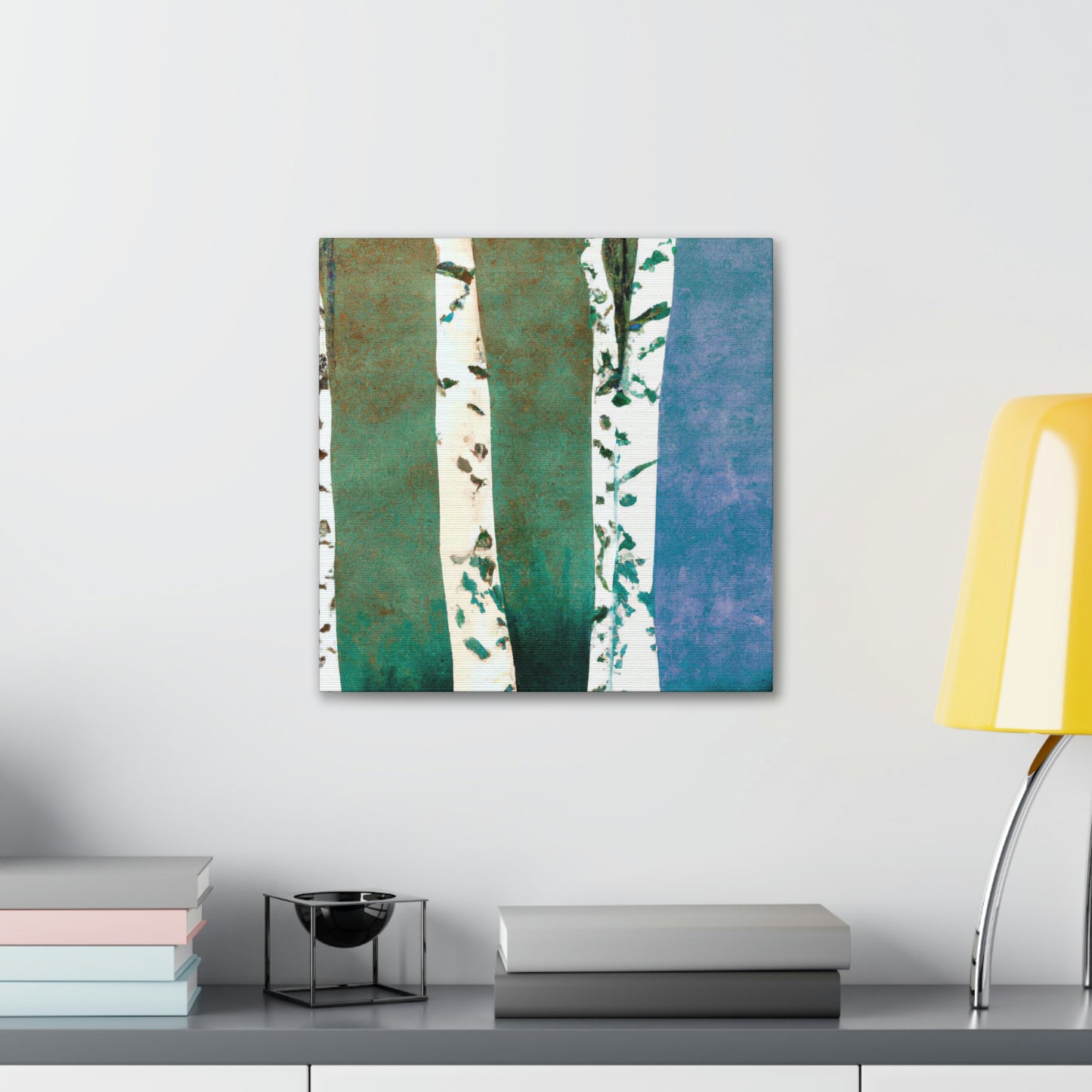 Birch Trees in Bloom - Canvas