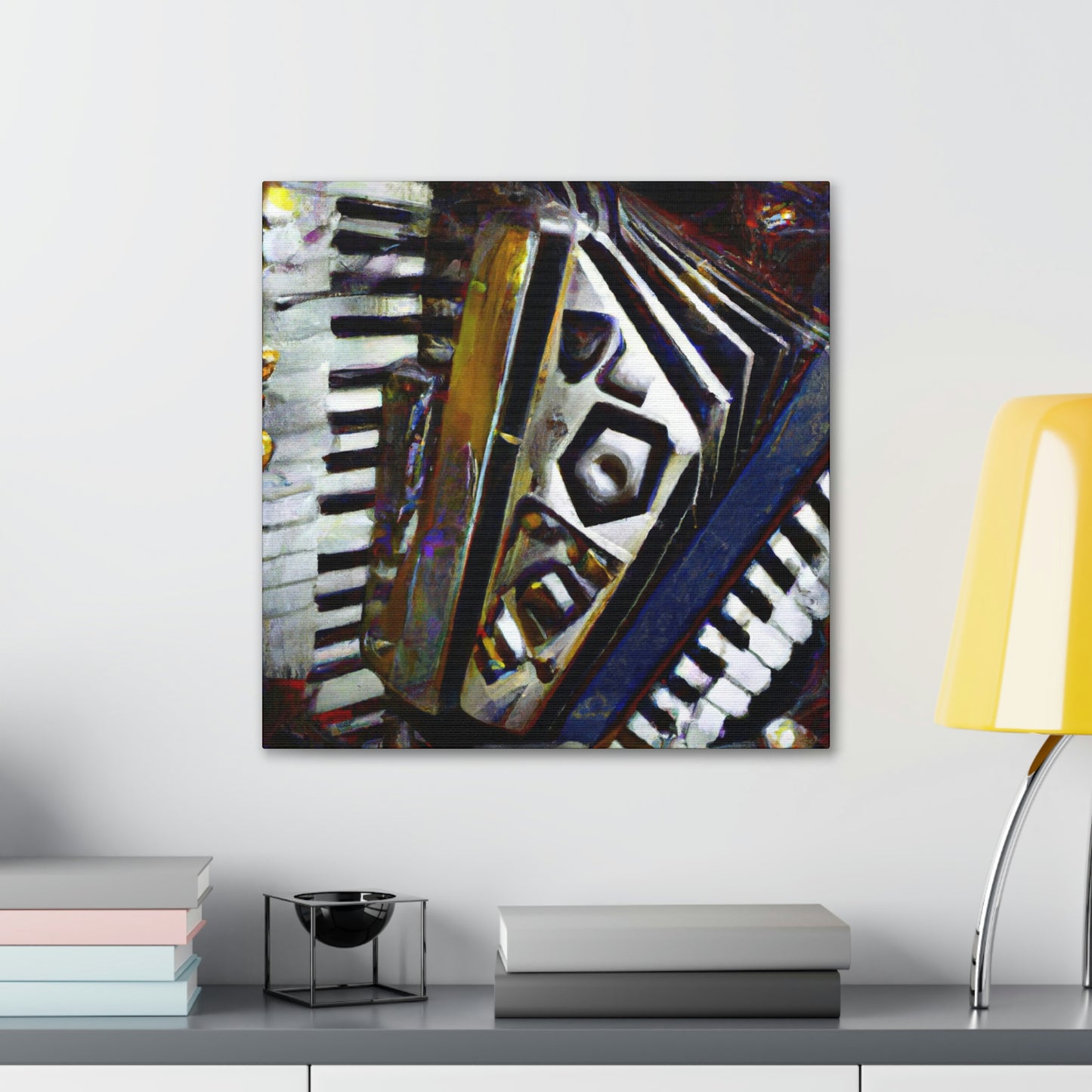 Accordion in Abstraction - Canvas