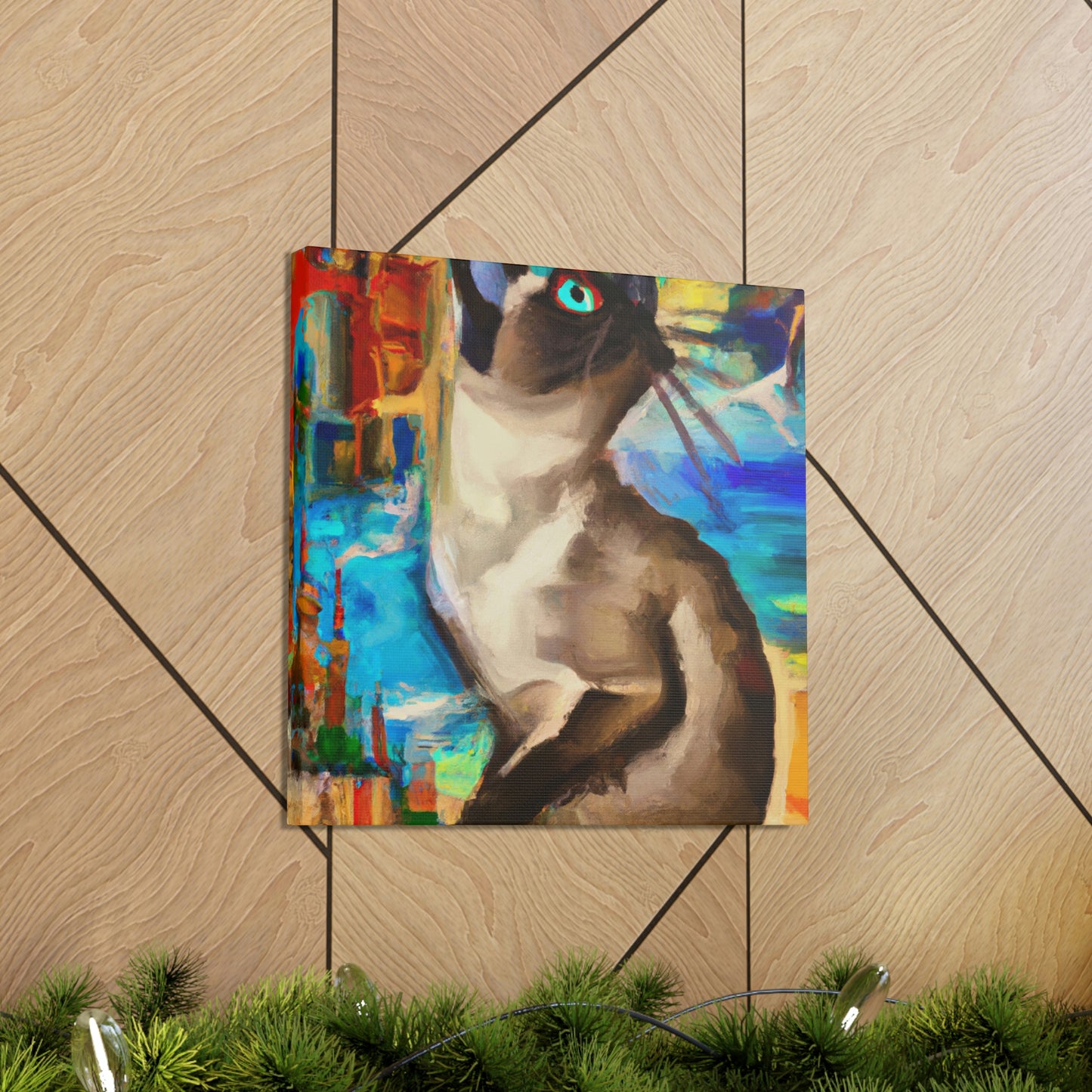 Siamese Dreamscape Art - Canvas