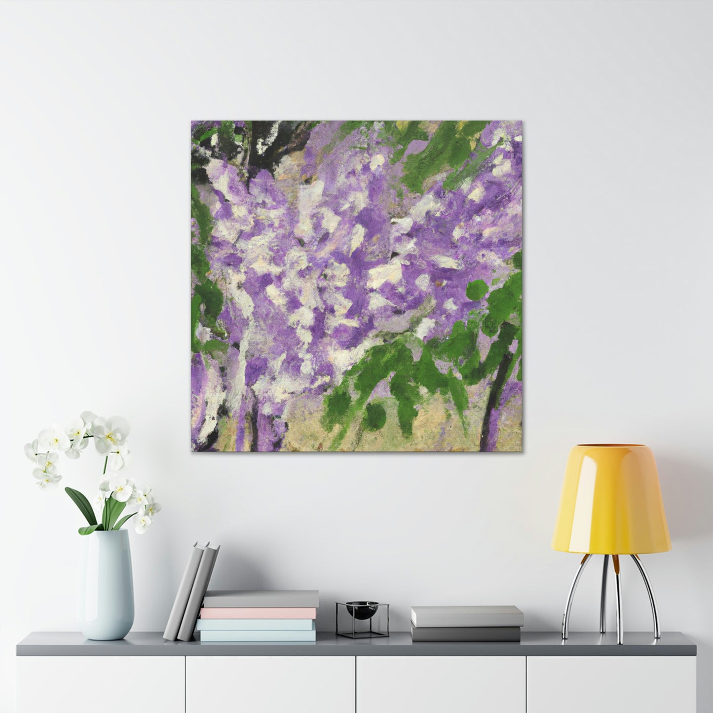 Lilac In Expressionism - Canvas