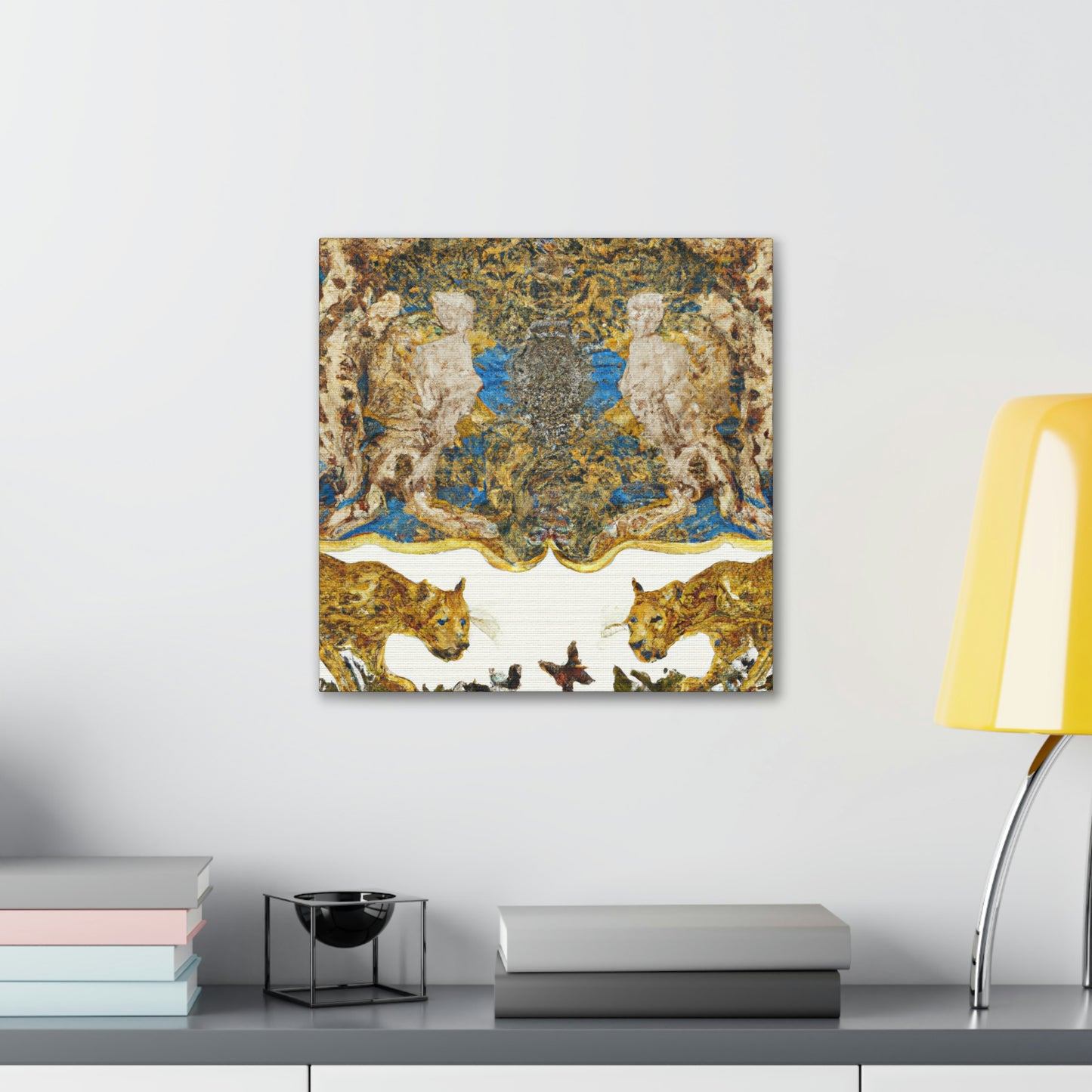 Leopard of Baroque. - Canvas