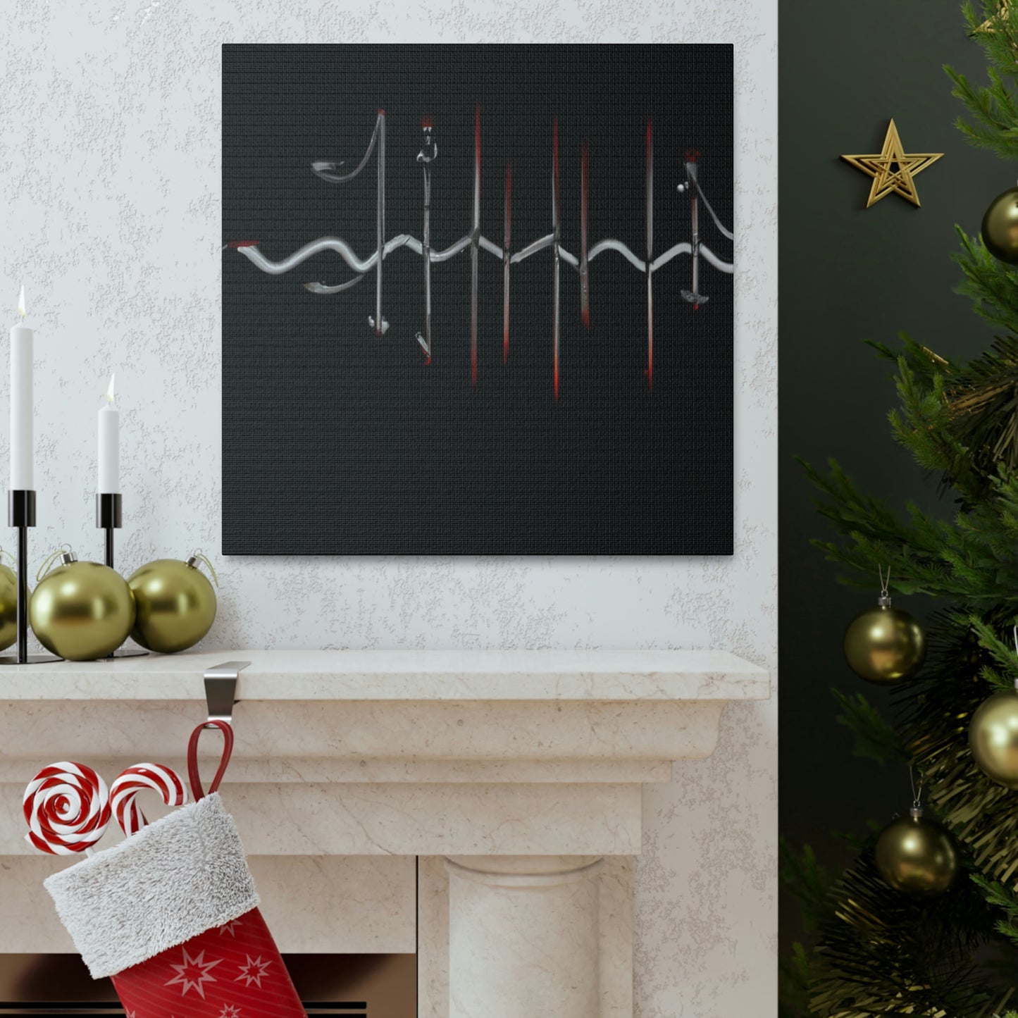 "Sound Wave Symphony" - Canvas