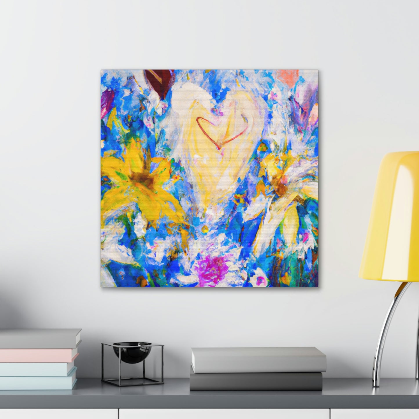 "Love Blossoms Forever" - Canvas