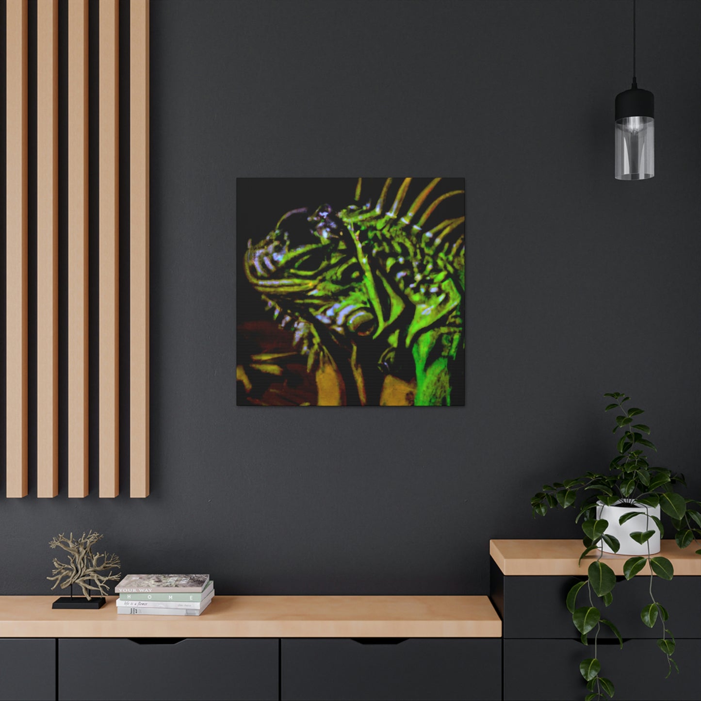 Iguana in Springtime - Canvas