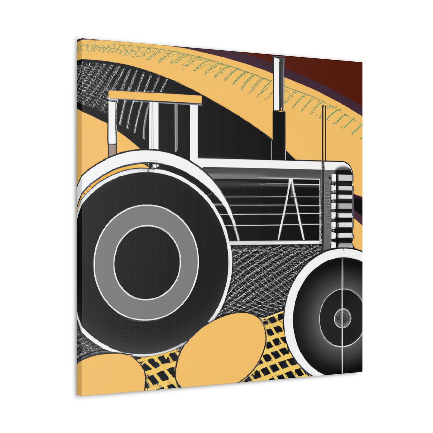 Tractor in the Jazz Age - Canvas