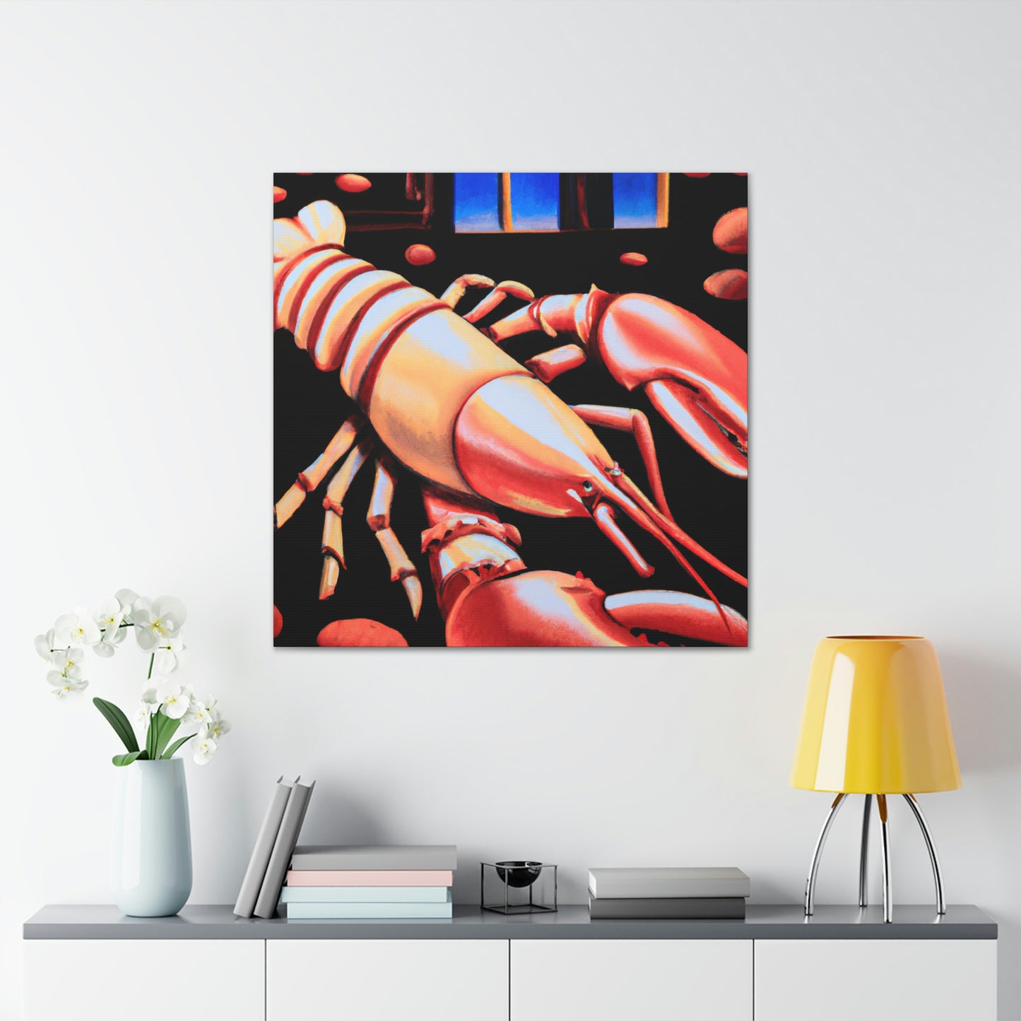 Lobster Lips Sparkle - Canvas