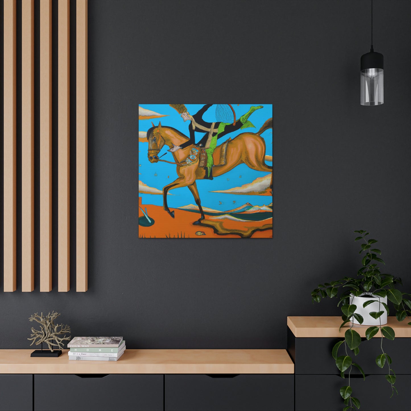 Cavalryman's Dream Vision - Canvas