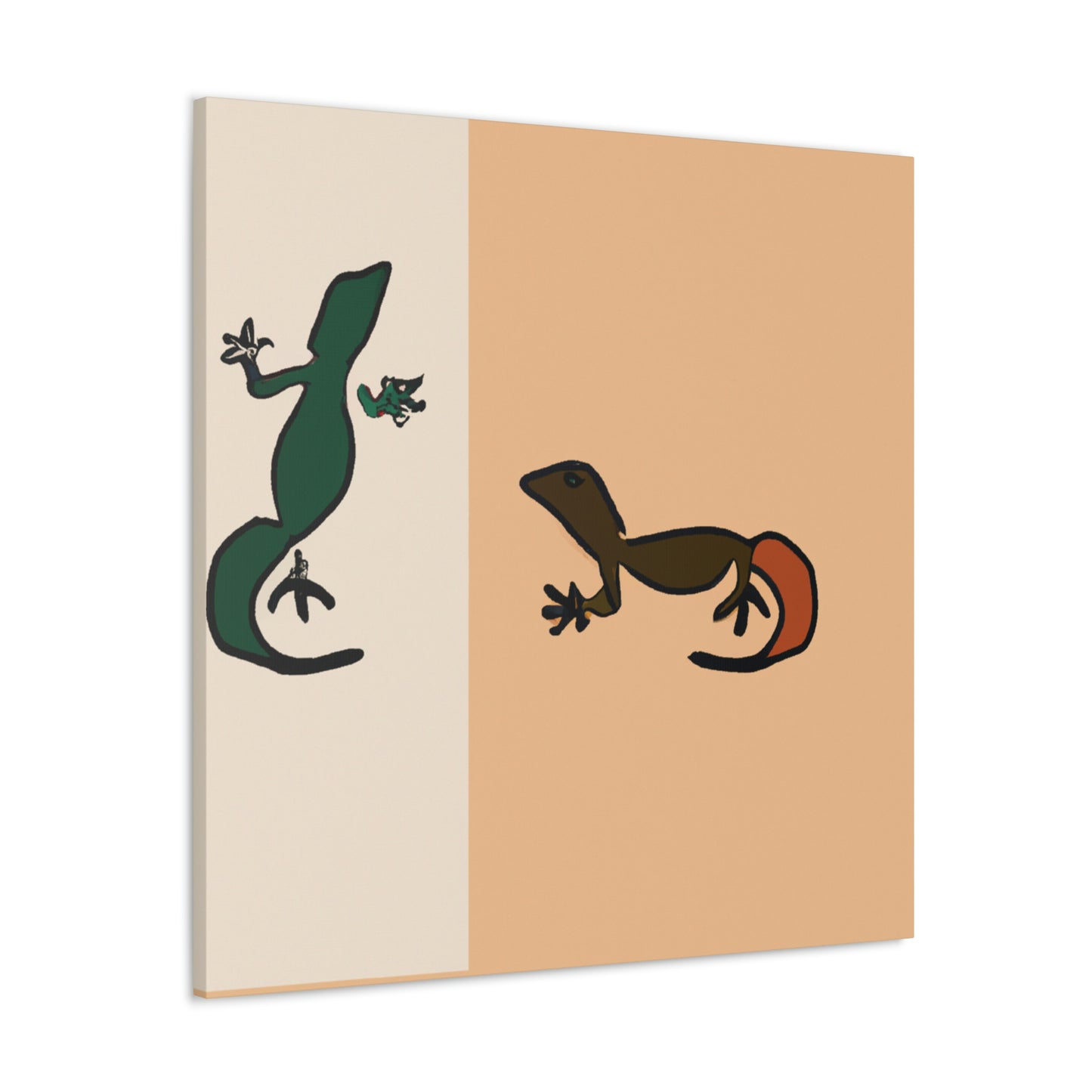 "Reptiles in Simplicity" - Canvas