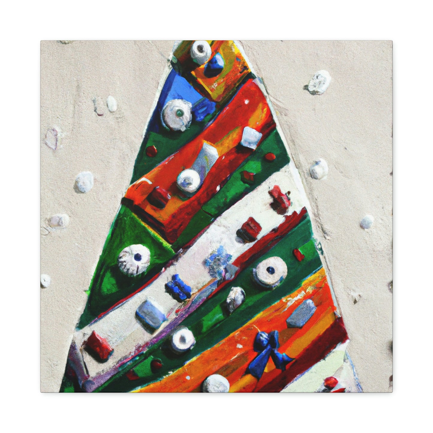 "Christmas Tree Fantasyland" - Canvas