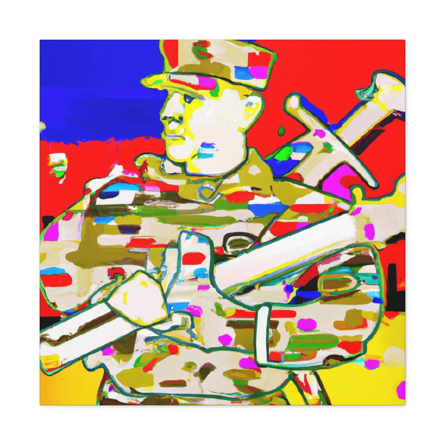 "Artilleryman in Splendor" - Canvas