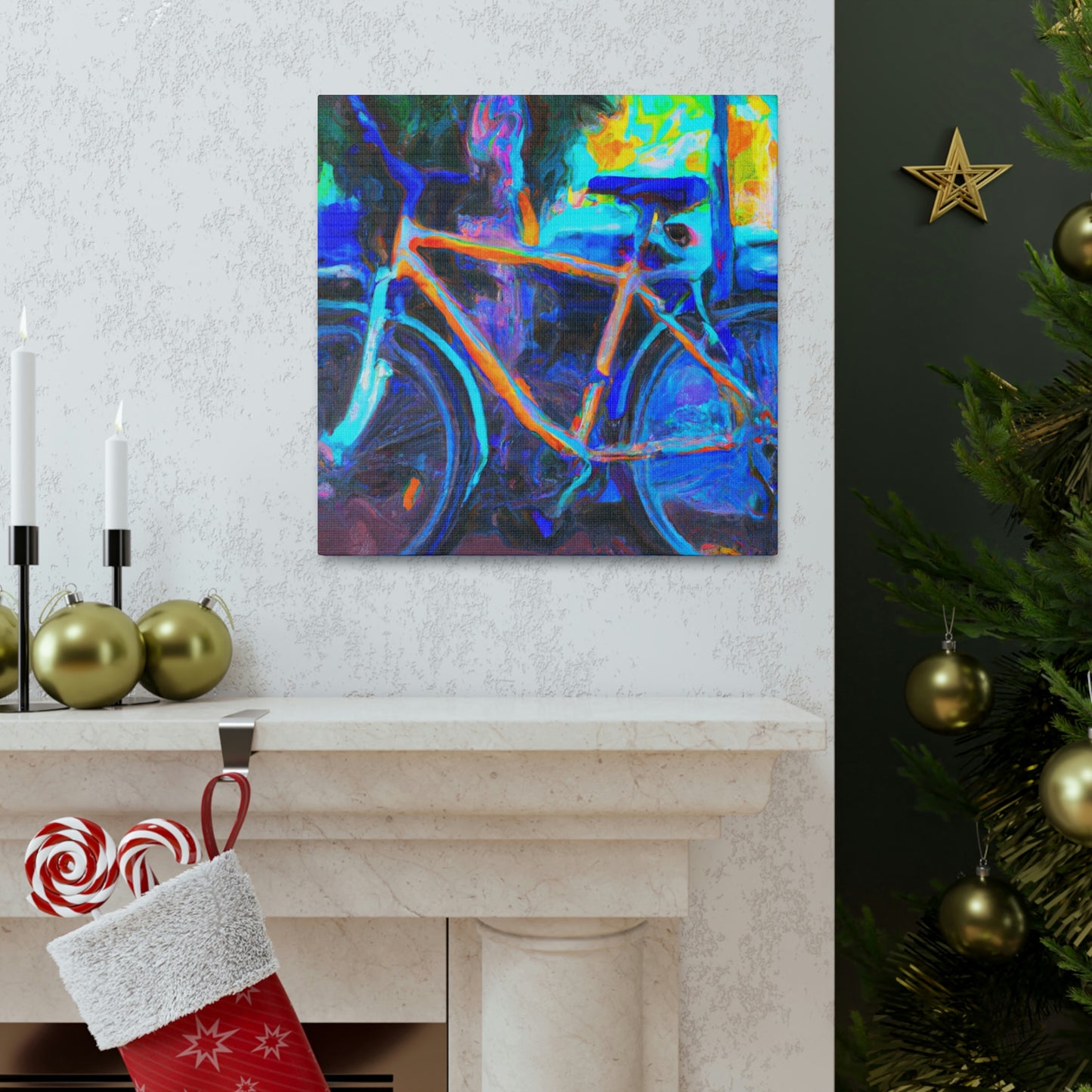 Ride The Bicycle Joy - Canvas