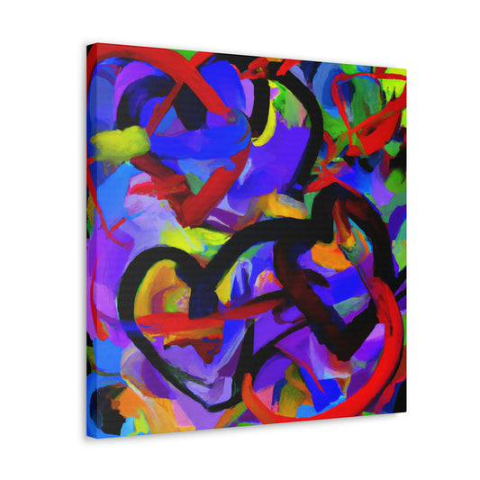 “Hearts Intertwined” - Canvas