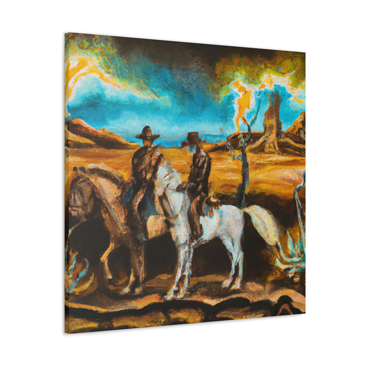 "Delightful Western Landscape" - Canvas