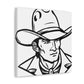 Cowboy Hat Neoclassicism - Canvas