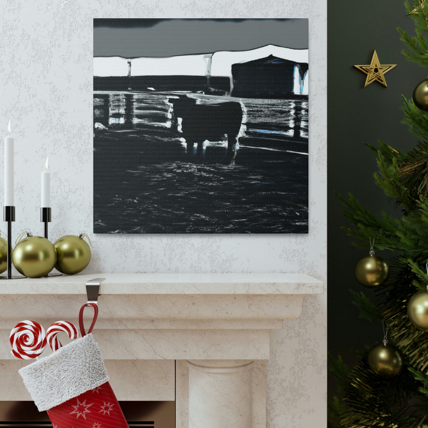 Black Angus Majesty - Canvas