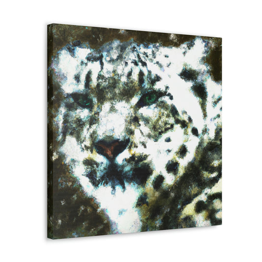 Snow Leopard Brilliance - Canvas