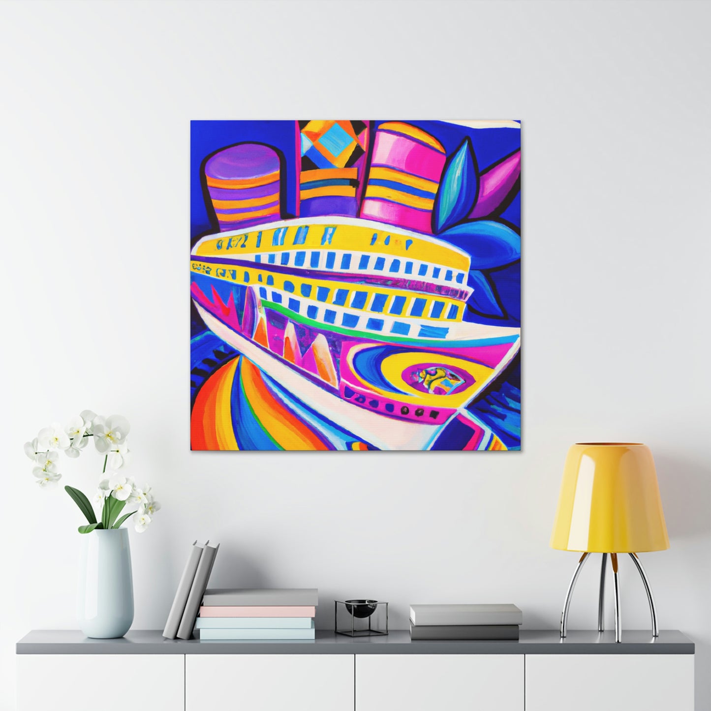 "Cruising the Deco Era" - Canvas