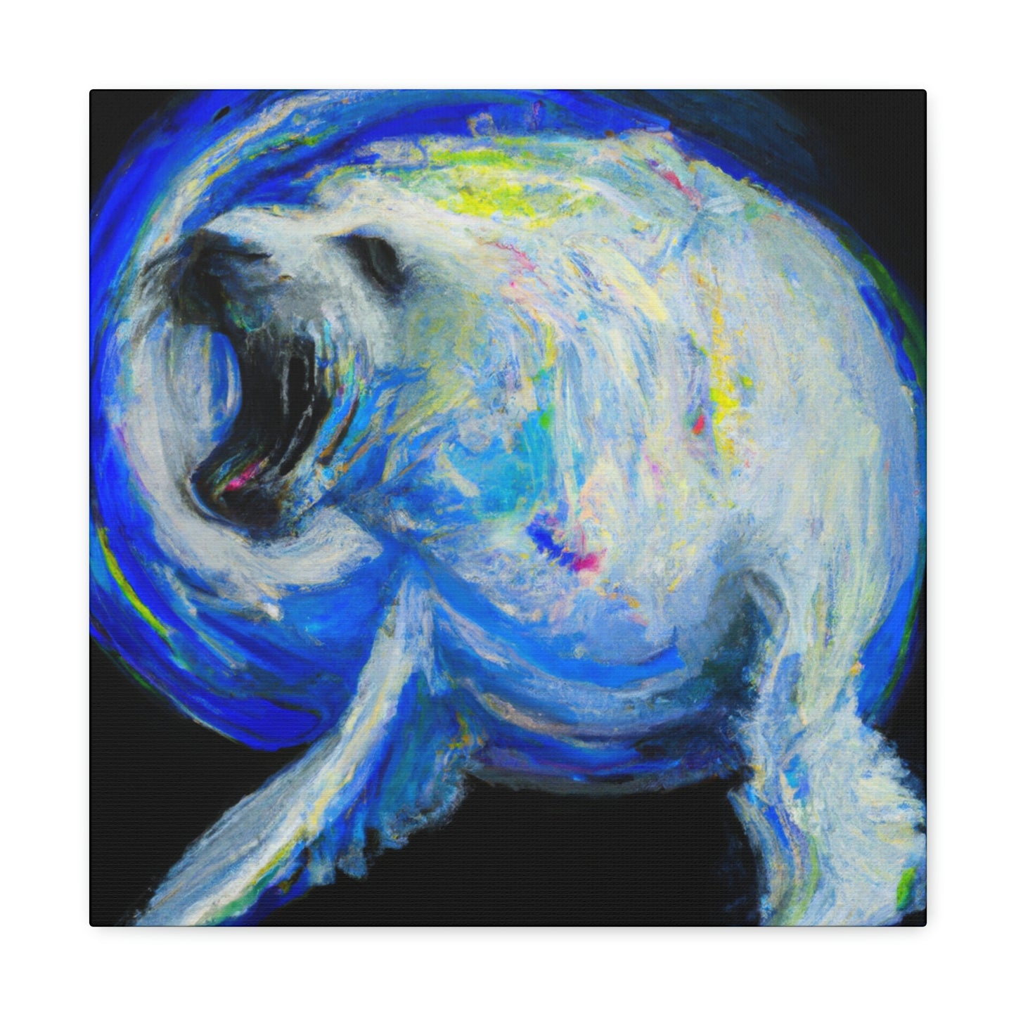 "A vulnerable Harp Seal" - Canvas