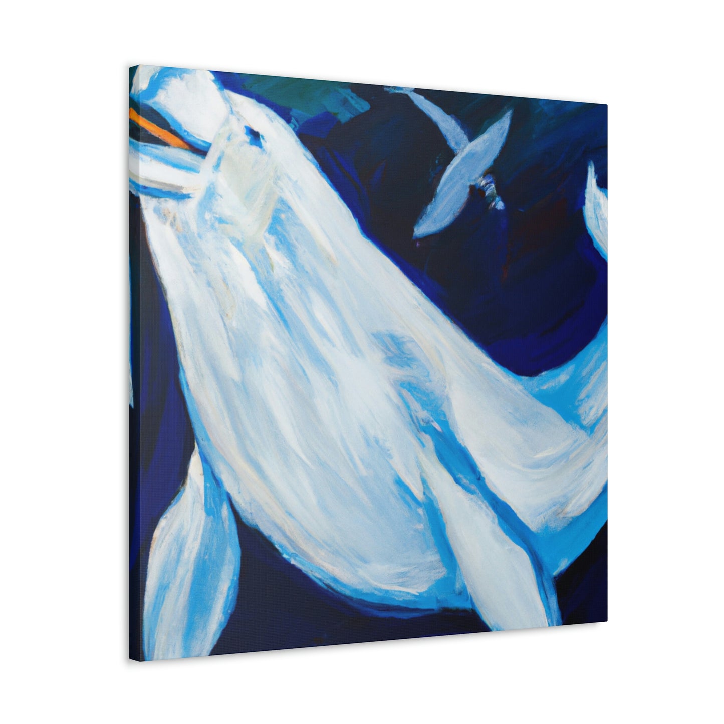 Beluga Whale Symphony - Canvas