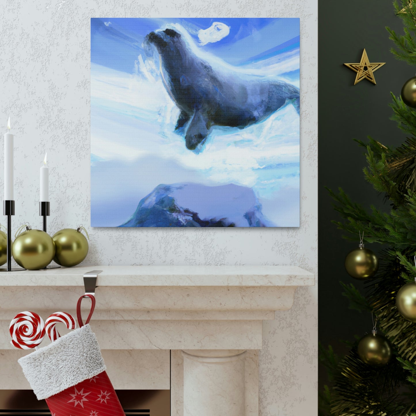 Harp Seal Ballet Dance - Canvas