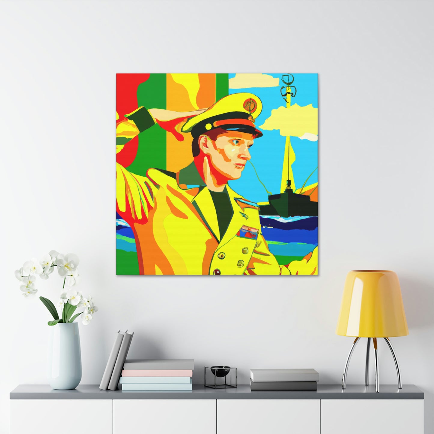 Marines in Pop Art - Canvas