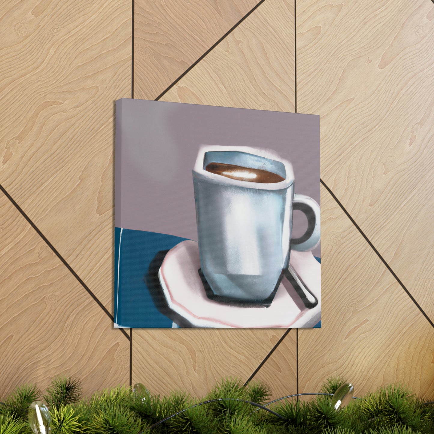 Cup of Joyful Coffee - Canvas