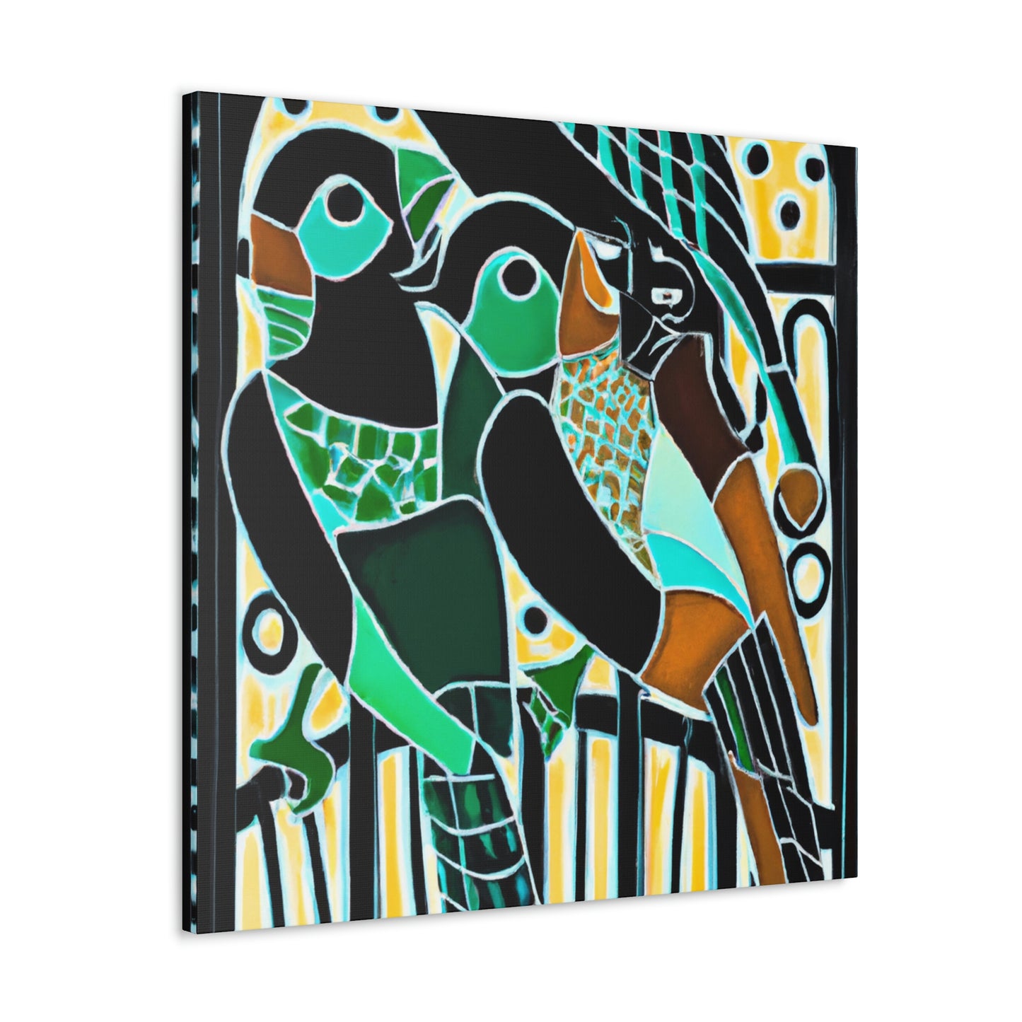 "Birds of the Jazz Age" - Canvas