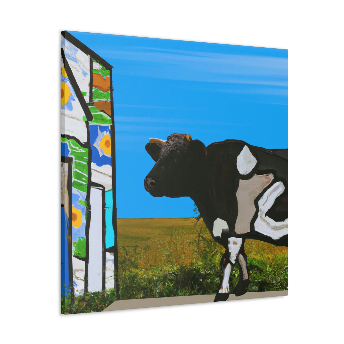 Calf in Pasturesm - Canvas