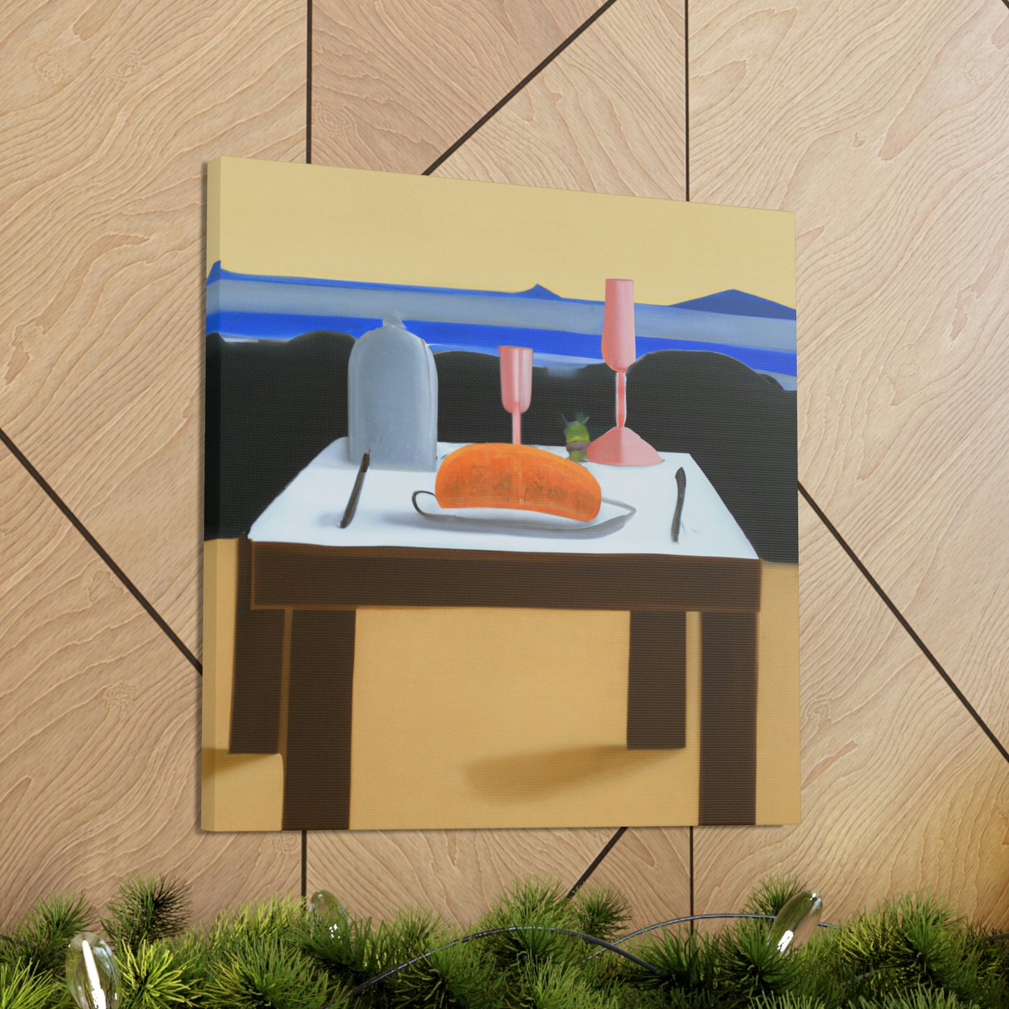 "Dinner Set Minimalism" - Canvas