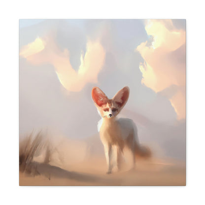 Fennec Fox Reflection - Canvas