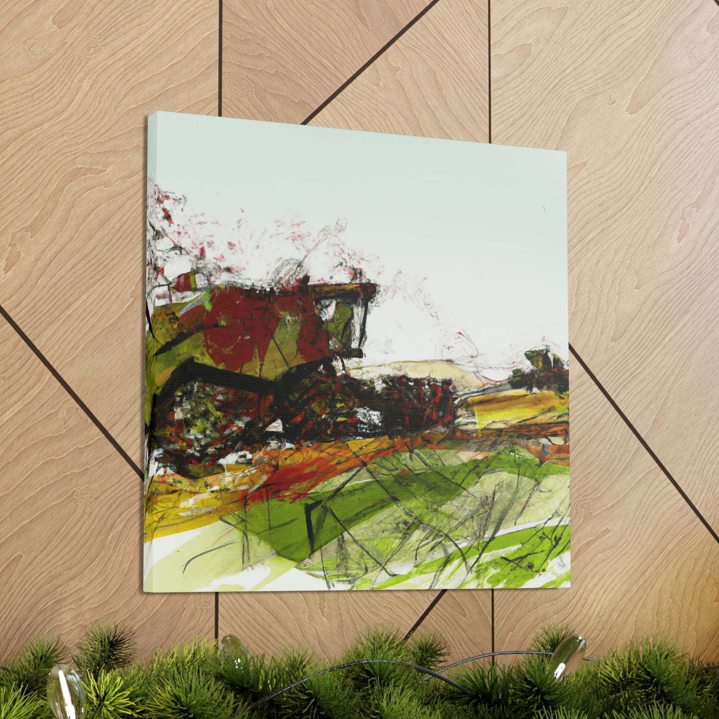 Harvesters in Harvest Time - Canvas