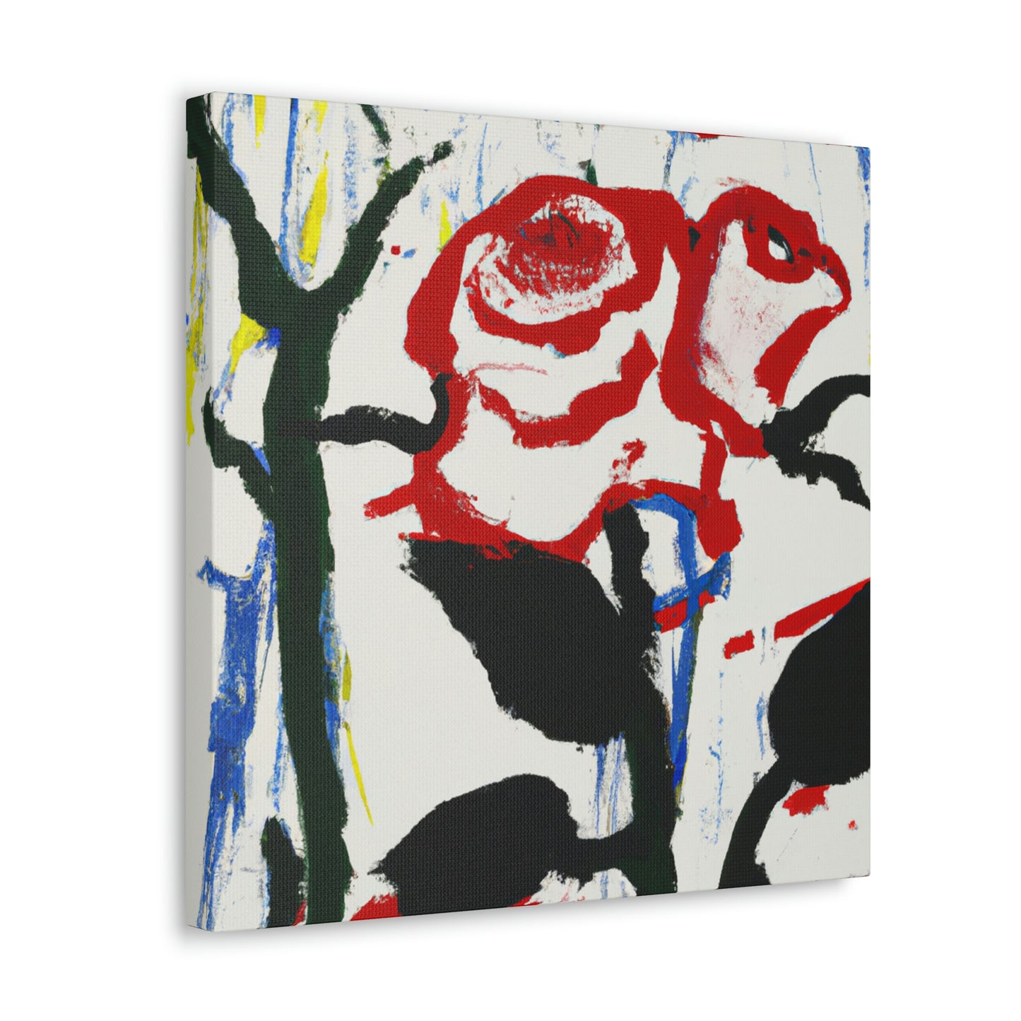 "Rose in Expressionism" - Canvas