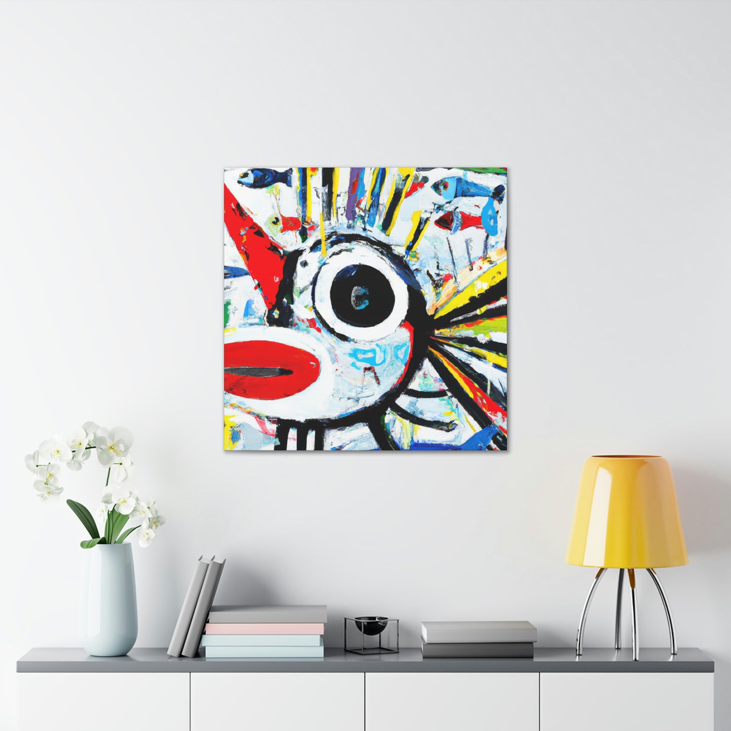 Fishy Abstract Joy - Canvas