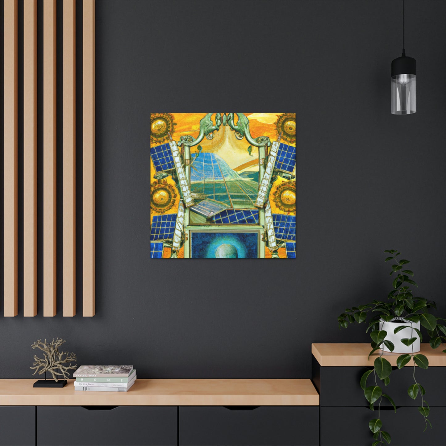 "Solar Panels Aristocracy" - Canvas