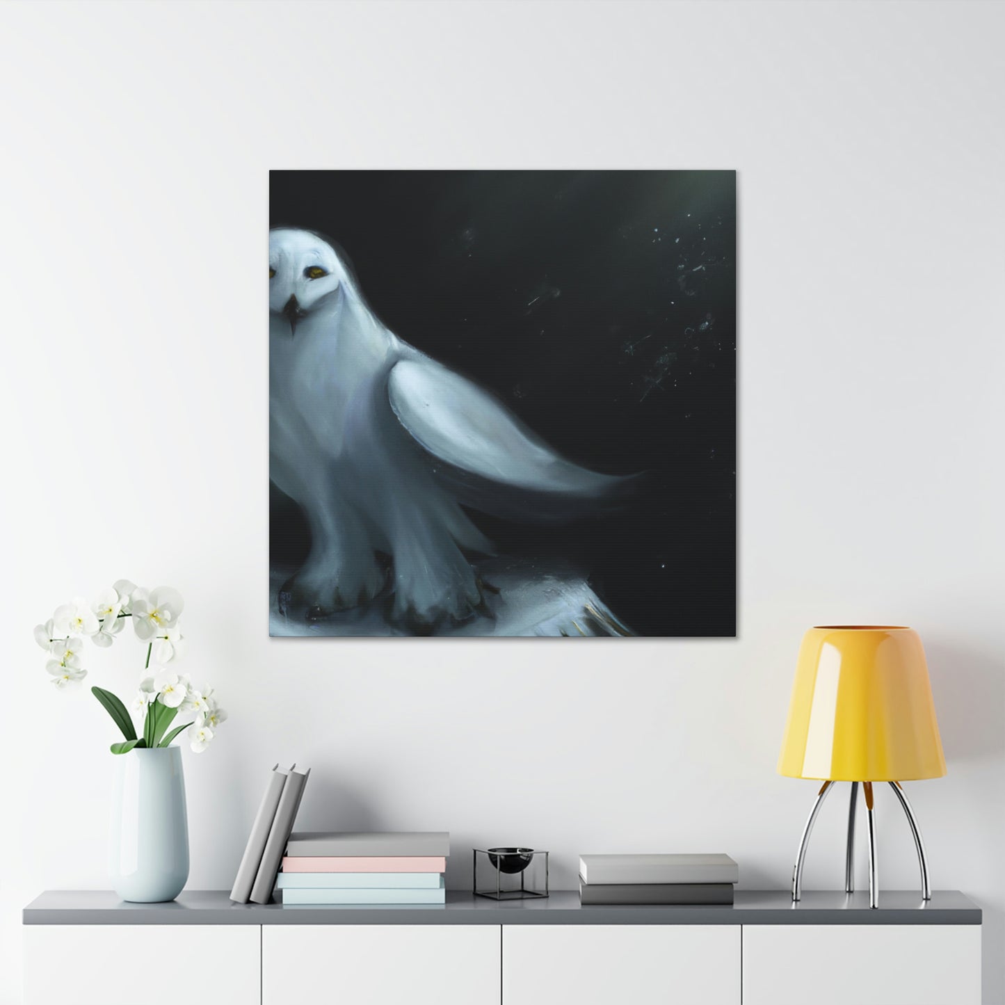 Winter's Majestic Owl - Canvas