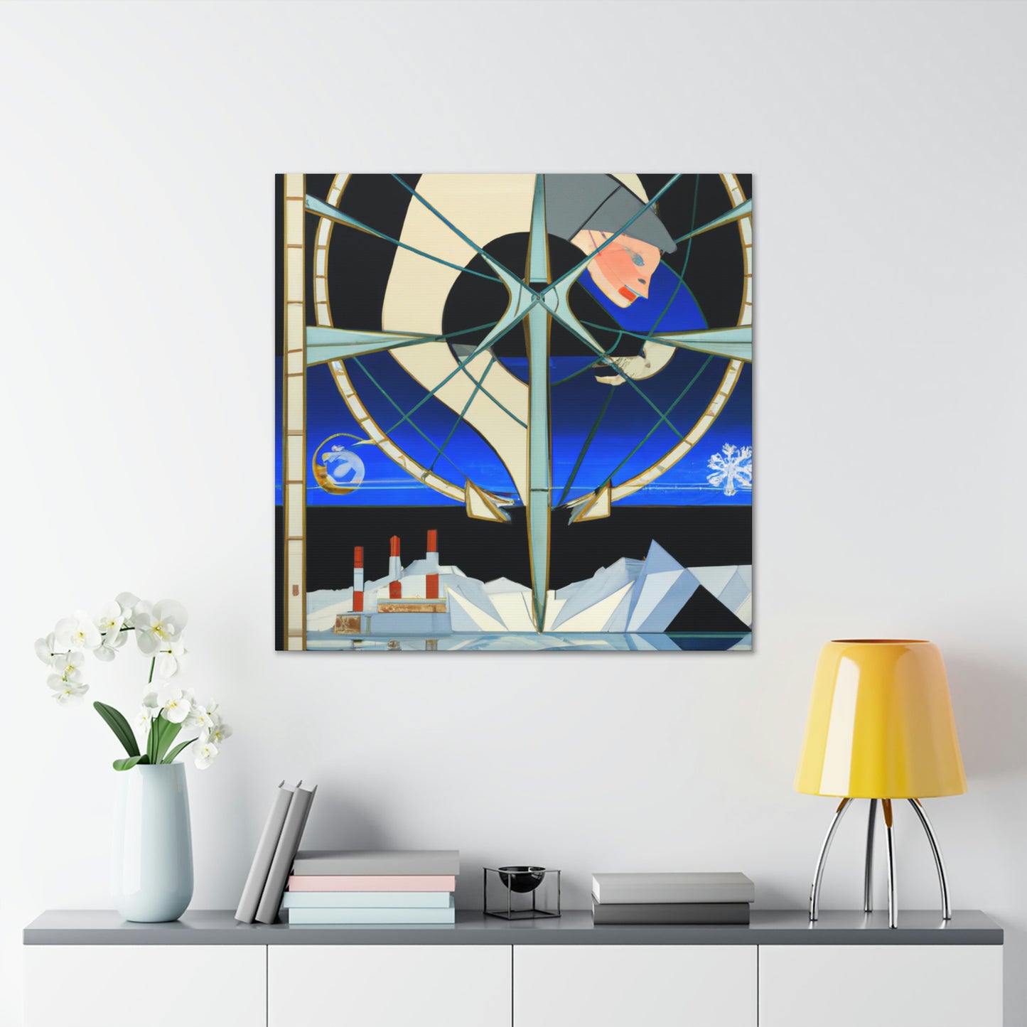 "Northern Glacial Midnight" - Canvas