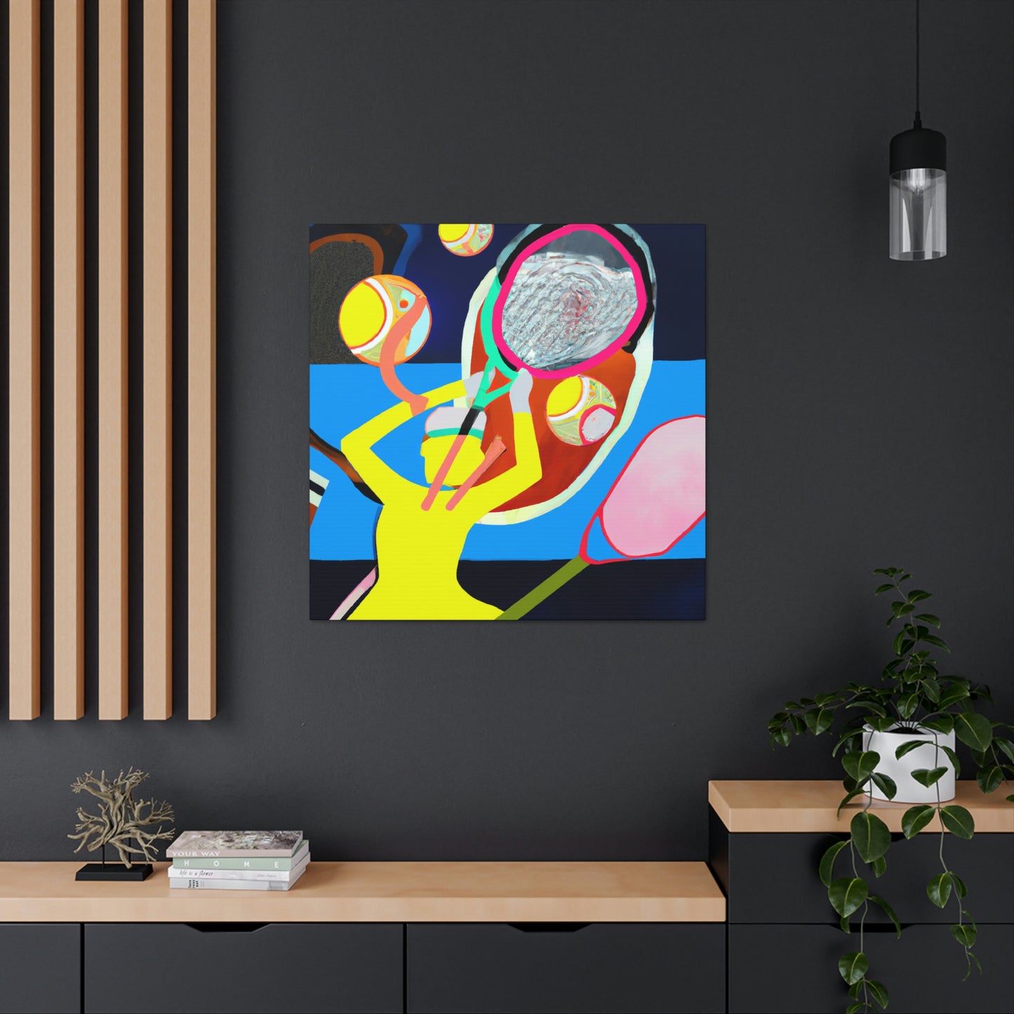 "Tennis: Abstracted Reality" - Canvas