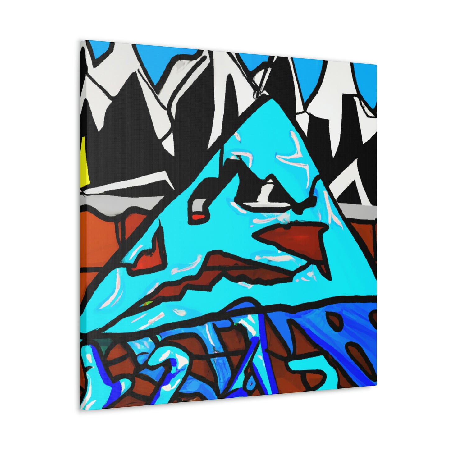 Glacial Majesty Expressed - Canvas