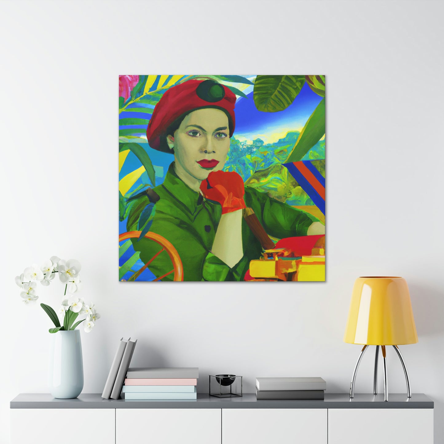 "Rosie the Riveter Reframed" - Canvas