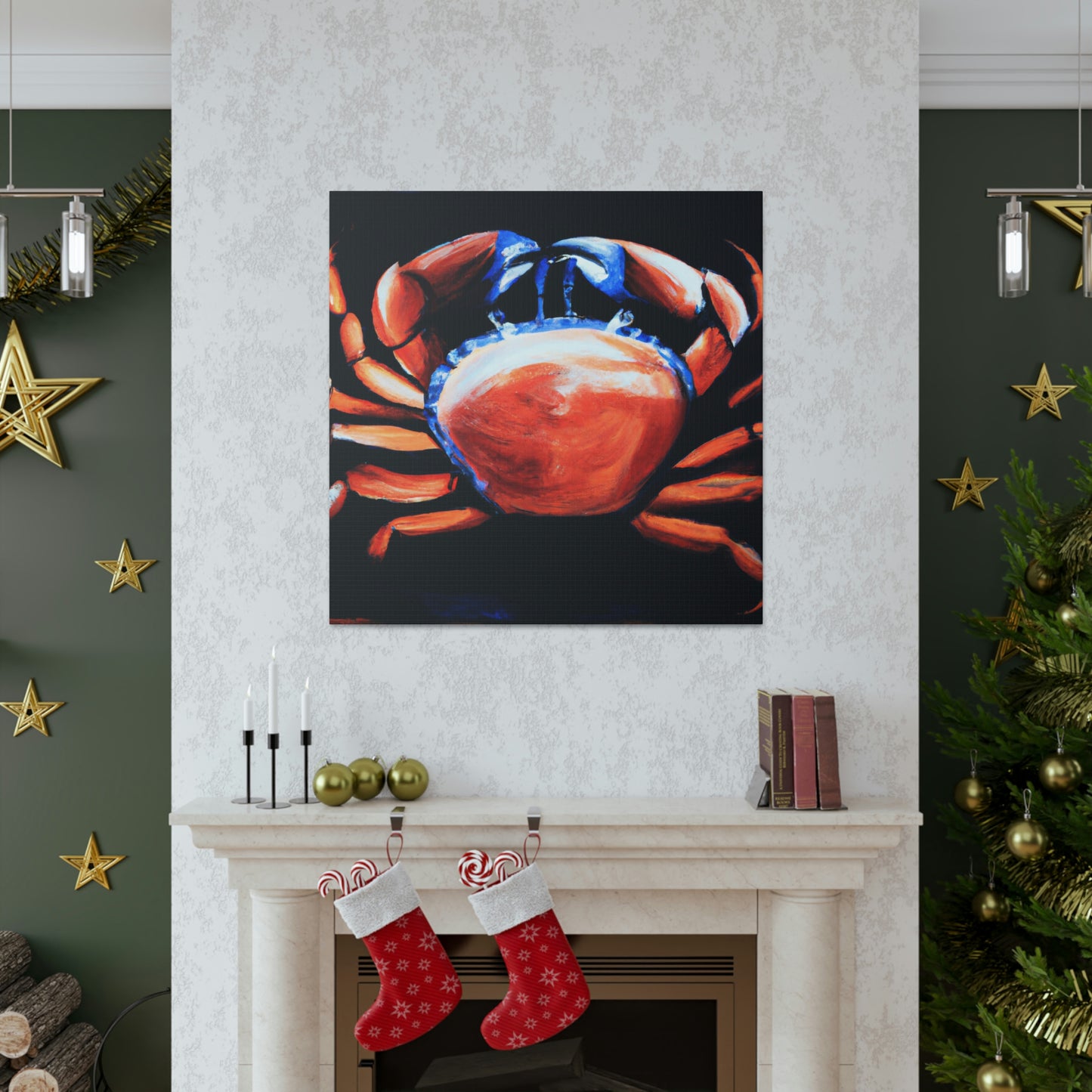 Crab in Expressionism - Canvas