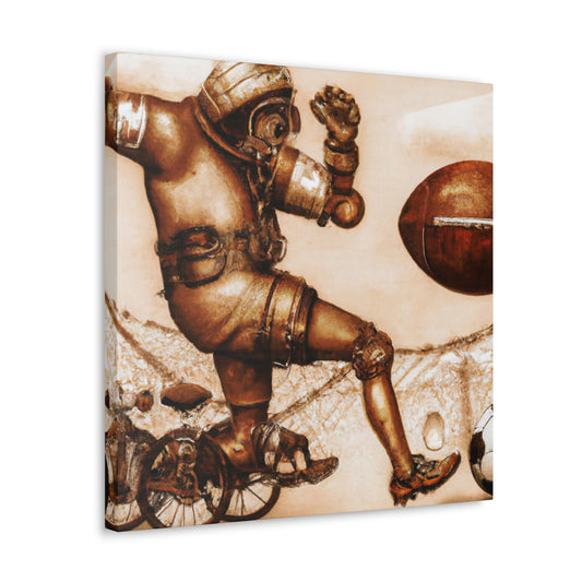 "Mechanical Football Futurism" - Canvas