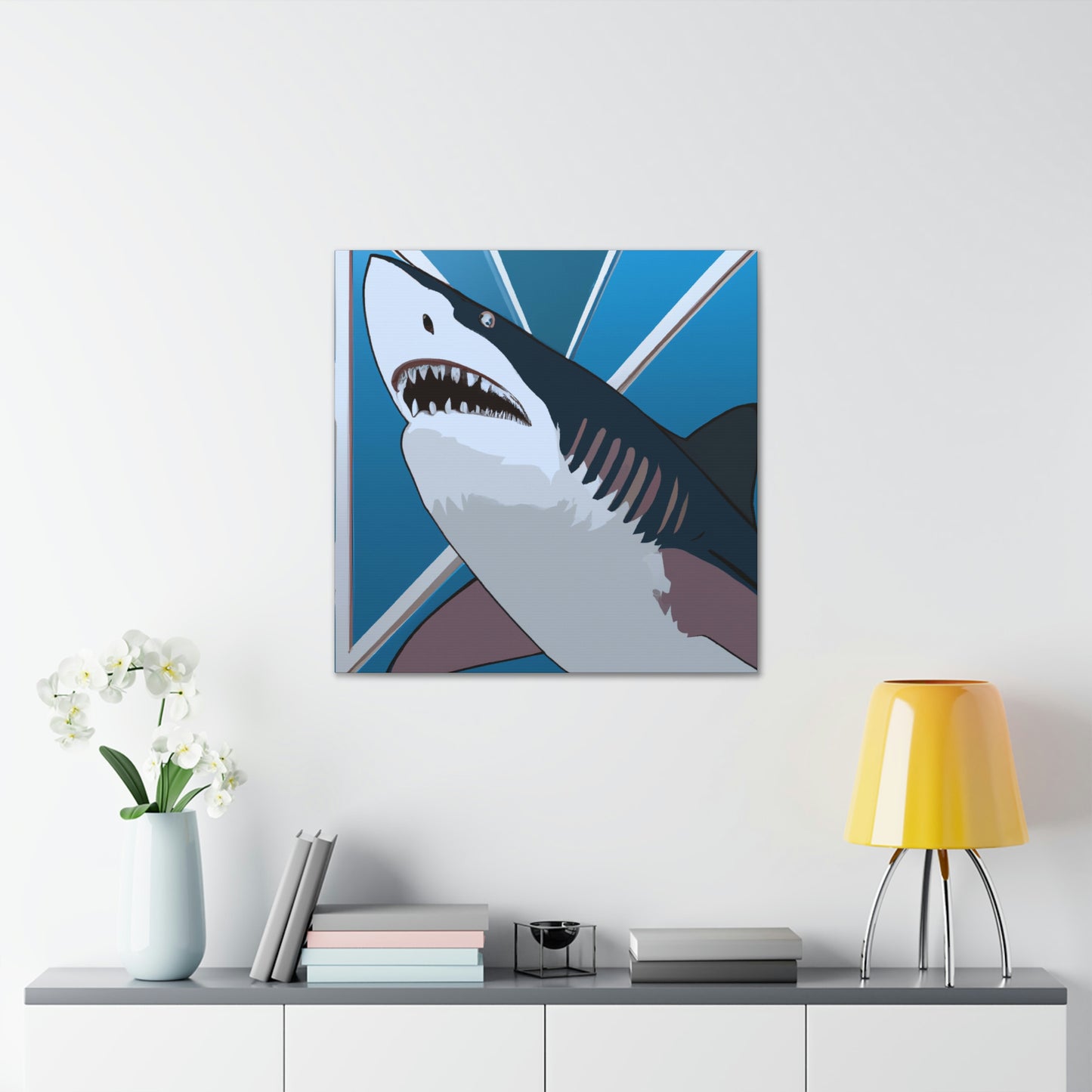 "Sharp Teeth of Style" - Canvas