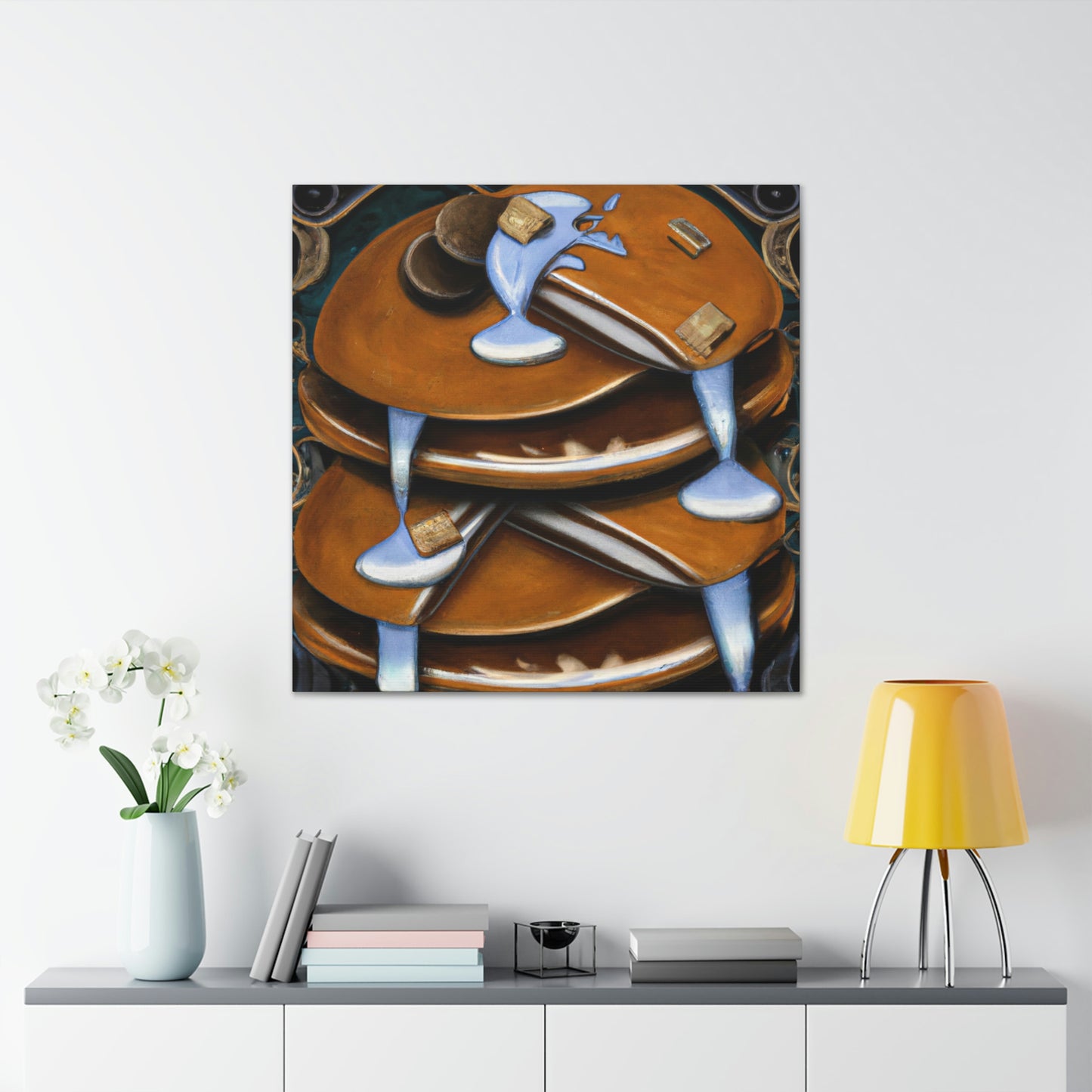 "Pancakes of the Roaring Twenties" - Canvas