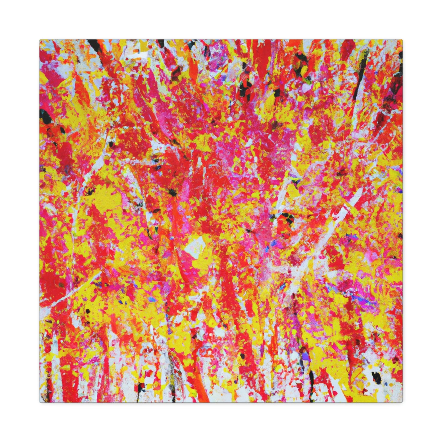 Sunlit Agitation Ablaze - Canvas