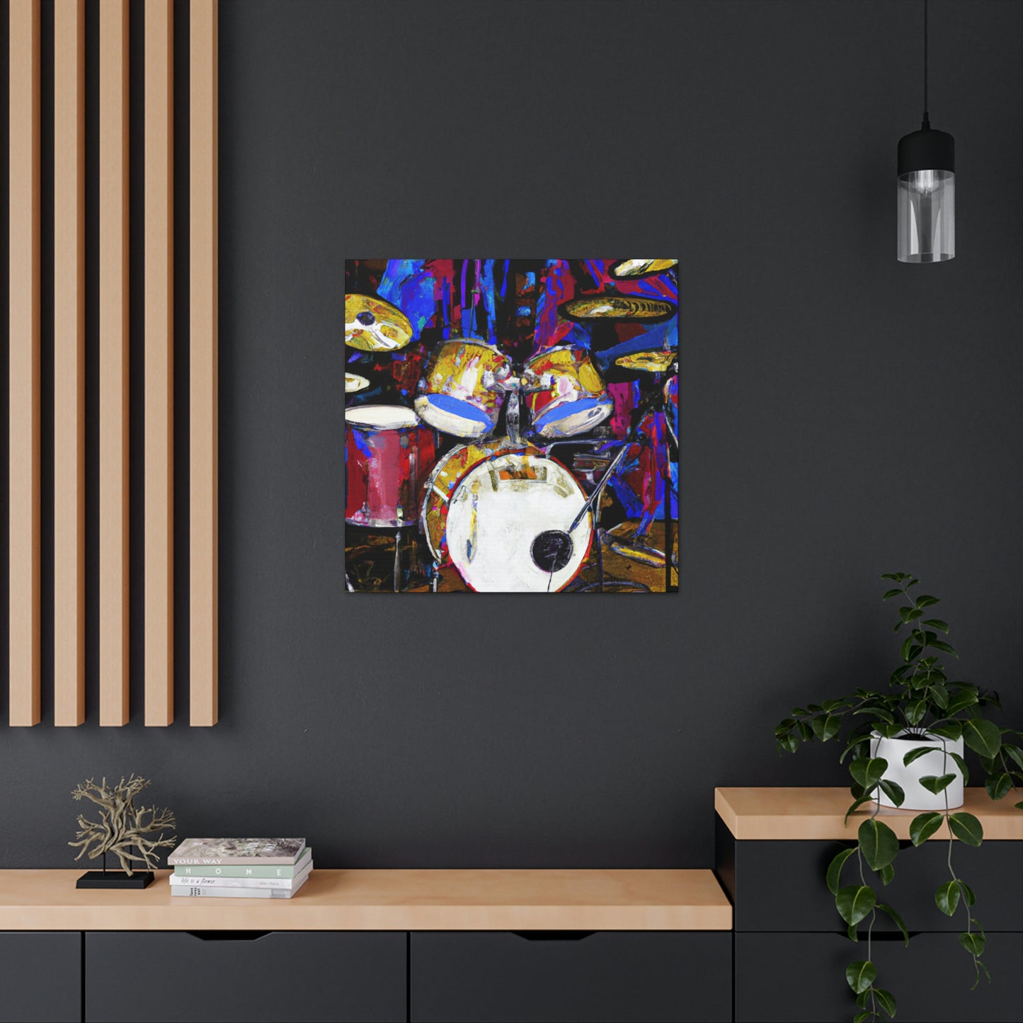 Drum Kit Symphony Chaos - Canvas