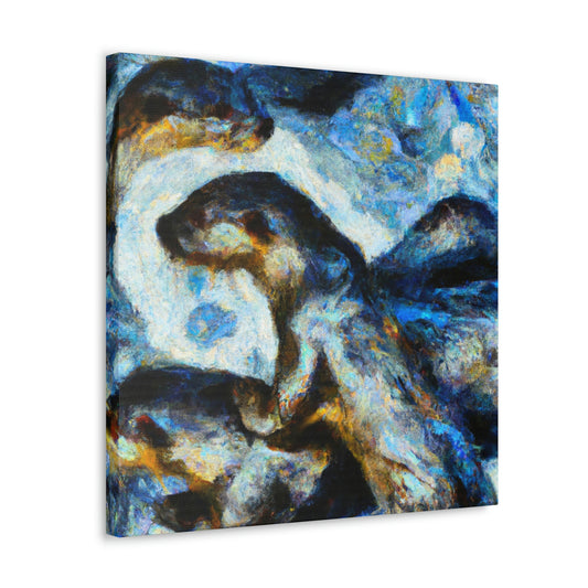 Otter Playfulness Abounds - Canvas