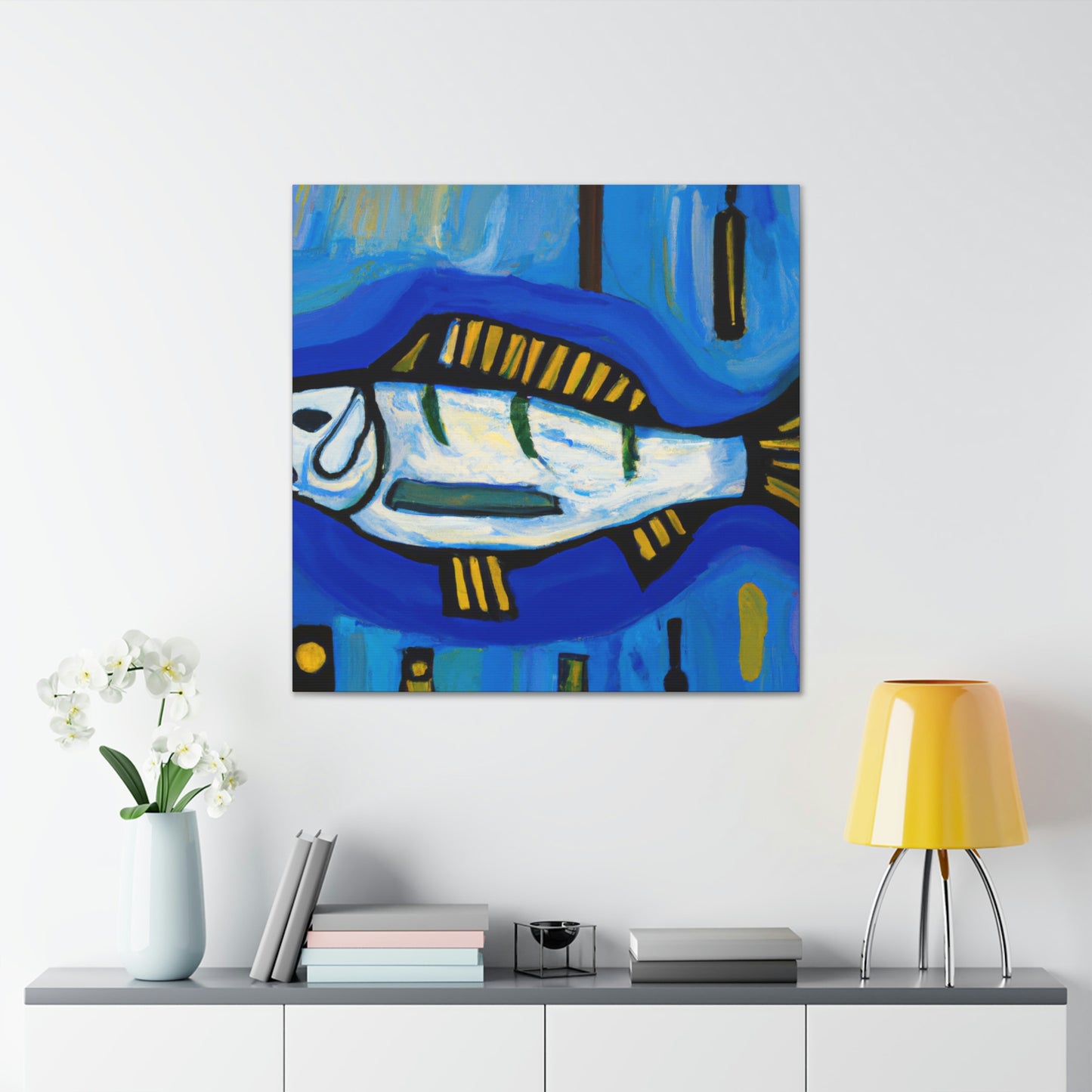 Bass in Expressionism - Canvas