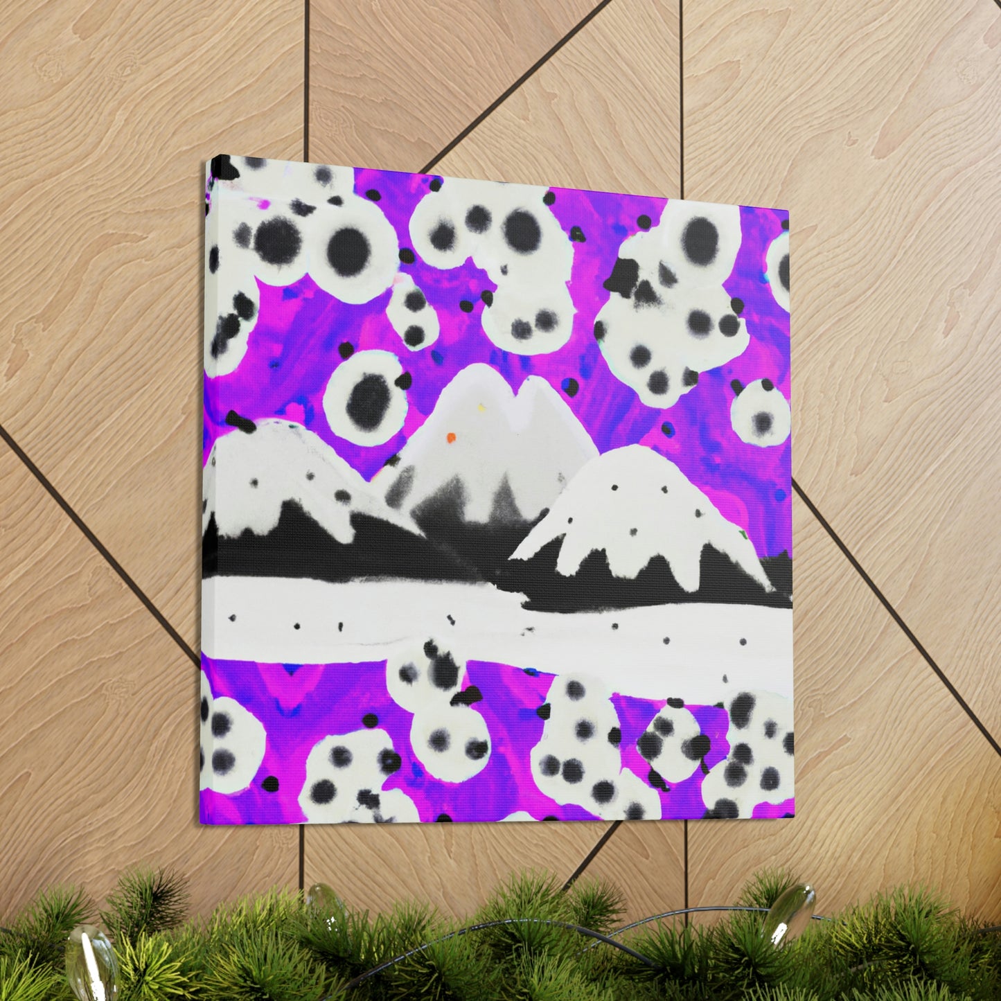 Snowy Mountain Majesty - Canvas