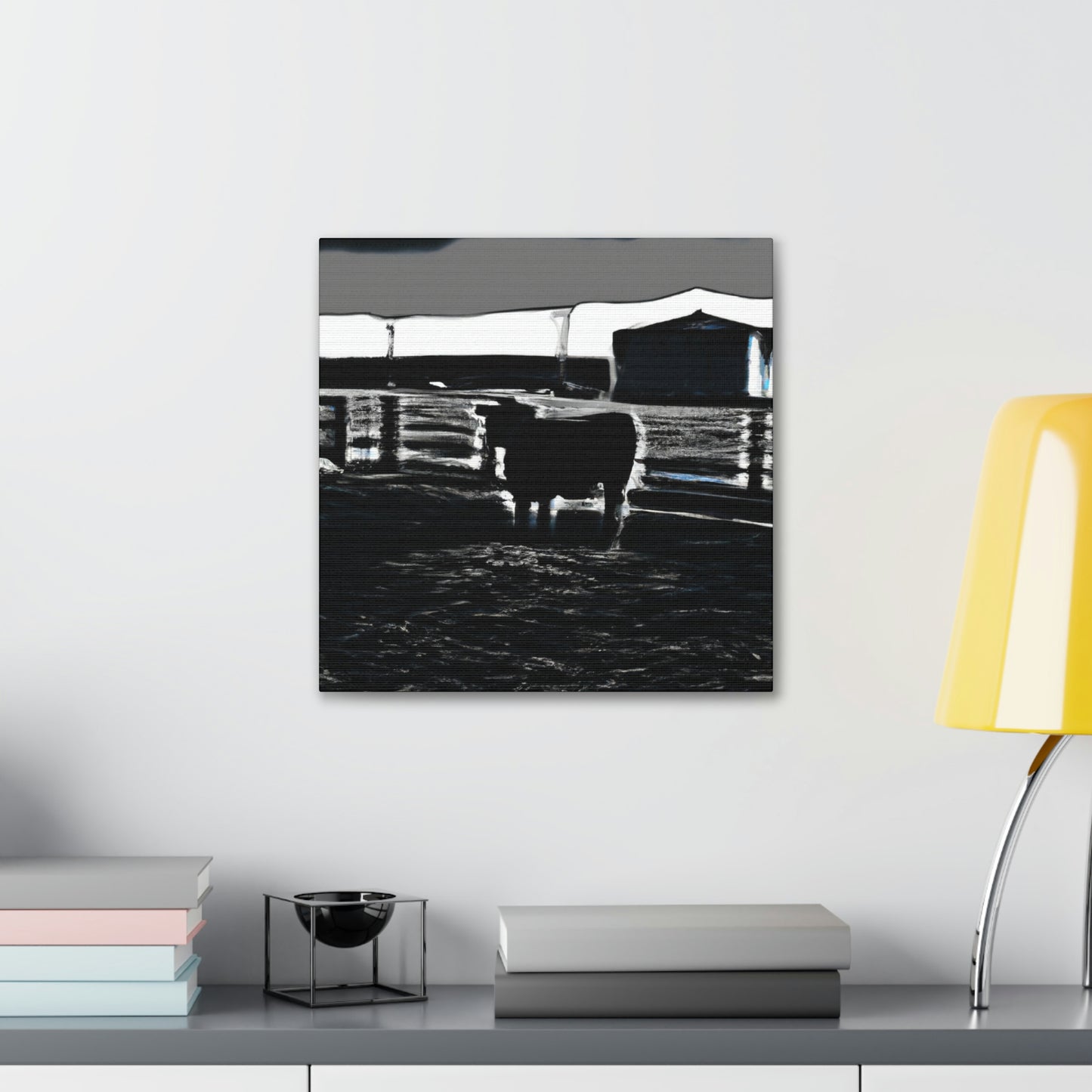 Black Angus Majesty - Canvas